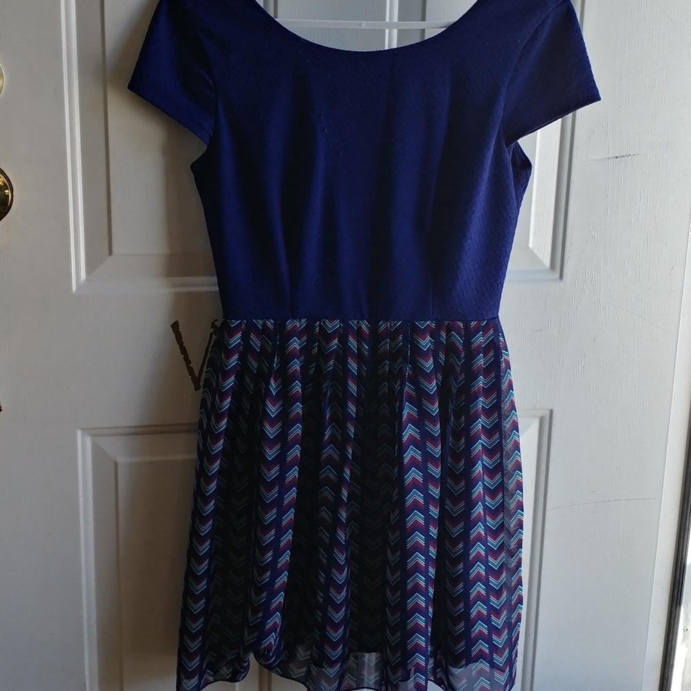 Cute Blue Mini Dress